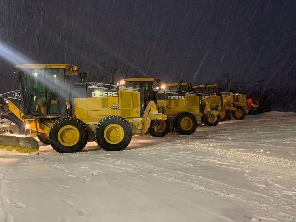 Snow Clearing in the Winter